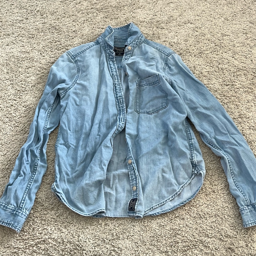 A&F Denim Button Down